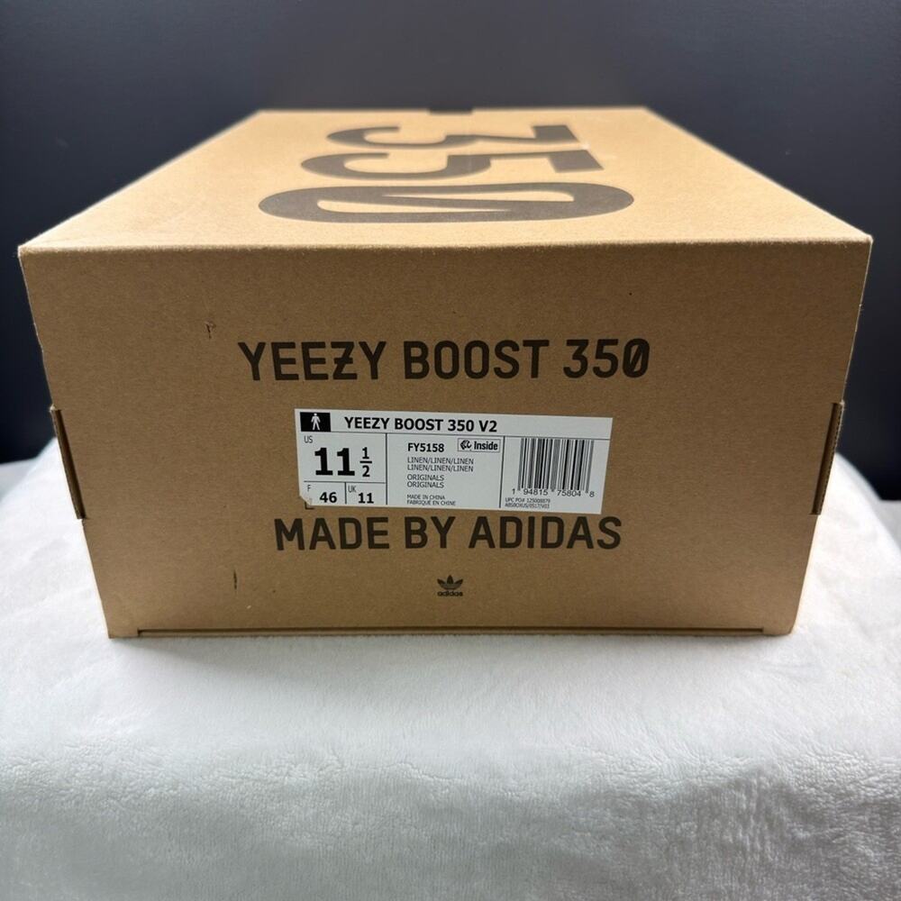 Adidas Yeezy Boost 350 V2 “Linen” | FY5158 | 11.5M | OG All - Picture 9 of 9